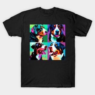 Greater Swiss Mountain Dog Pop Art - Dog Lover Gifts T-Shirt